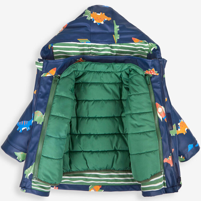 英國 JoJo Maman BeBe 三合一多功能防水保暖外套_恐龍火箭_JJL1652