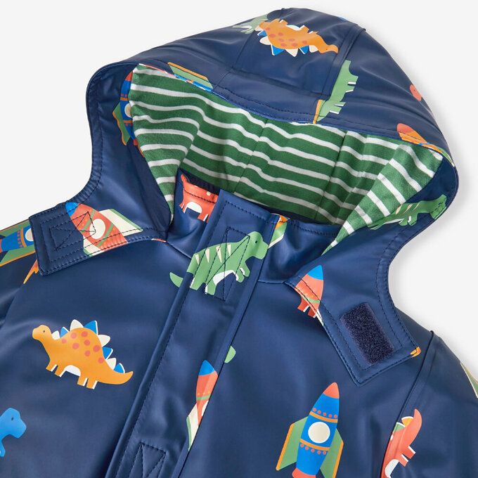 英國 JoJo Maman BeBe 三合一多功能防水保暖外套_恐龍火箭_JJL1652