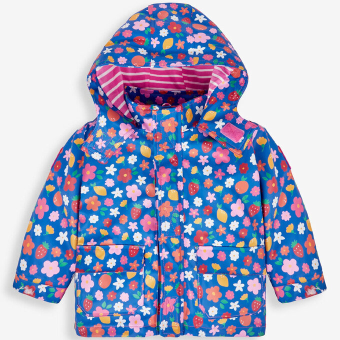 英國 JoJo Maman BeBe 三合一多功能防水保暖外套_草莓花圃_JJL1719