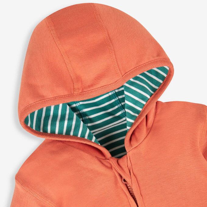 英國 JoJo Maman BeBe 幼/兒童雙面穿100%純棉保暖連帽外套_小狐狸_JJL1201