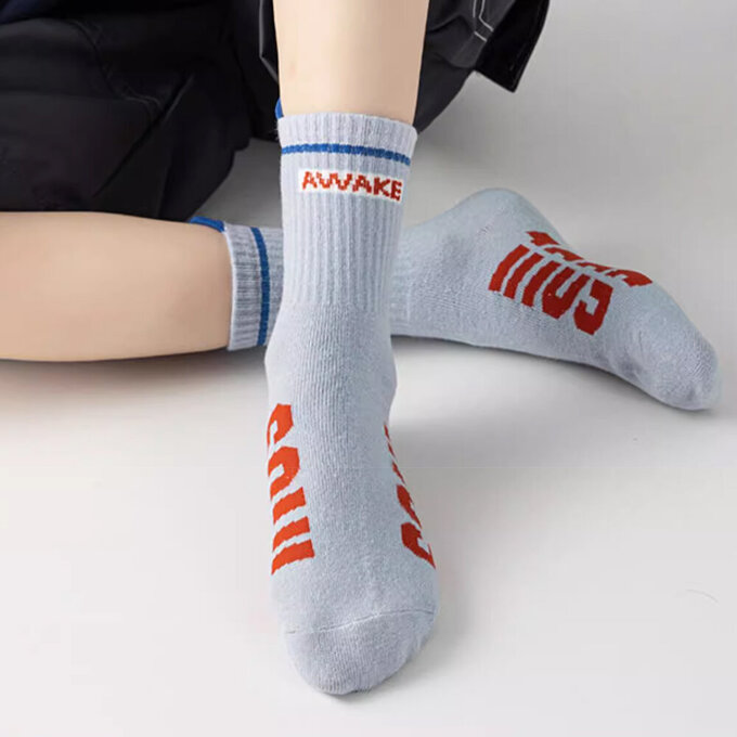 【腳ㄚ子】幼/兒童棉質中筒襪_飛航專家_ilbB012