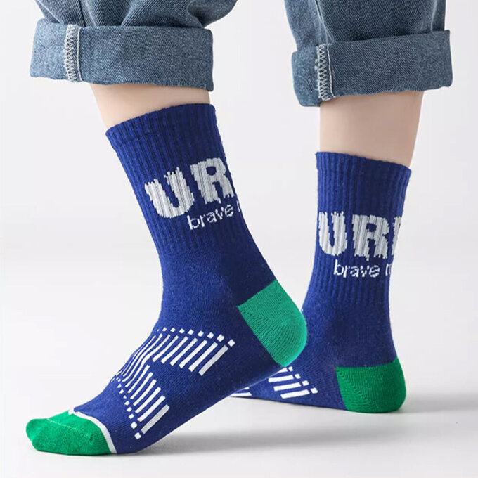 【腳ㄚ子】幼/兒童棉質中筒襪_城市少年_ilbB014