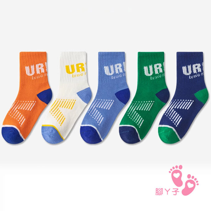 【腳ㄚ子】幼/兒童棉質中筒襪_城市少年_ilbB014