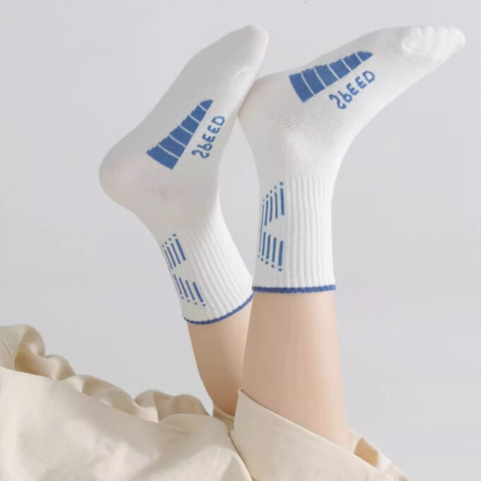 【腳ㄚ子】幼/兒童棉質中筒襪_音速小子_ilbB015