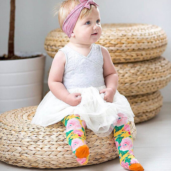 美國 baby bling 彈性內搭褲_綠果花卉 (BBPT001)