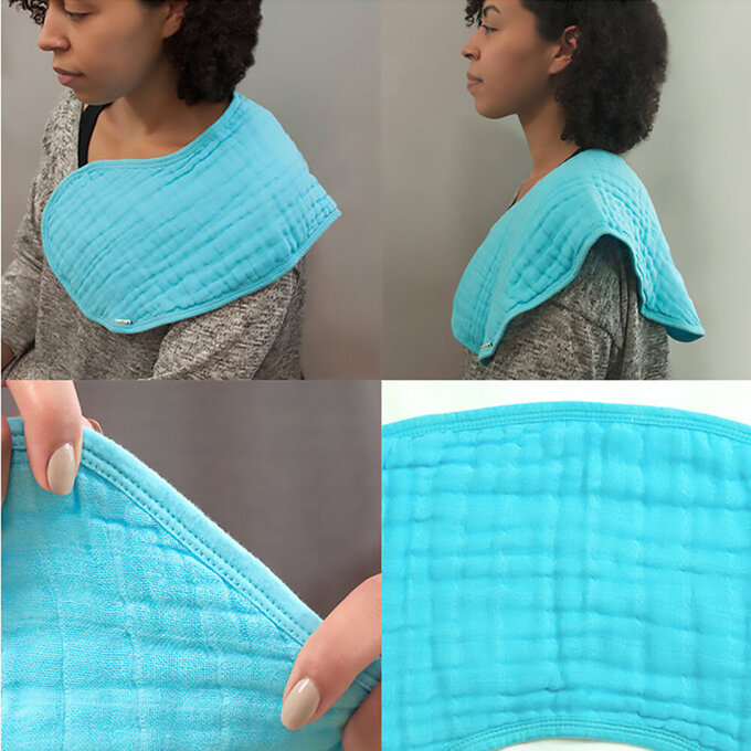 美國 green sprouts 小綠芽100%有機棉四層細紗布拍嗝巾/枕巾3入組_純白組_GS110100-WS