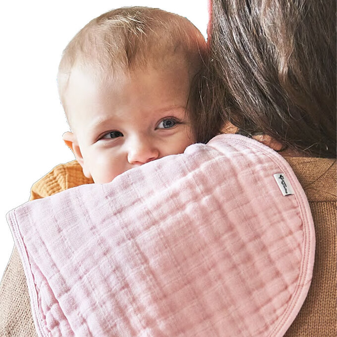 美國 green sprouts 小綠芽100%有機棉四層細紗布拍嗝巾/枕巾3入組_純白組_GS110100-WS