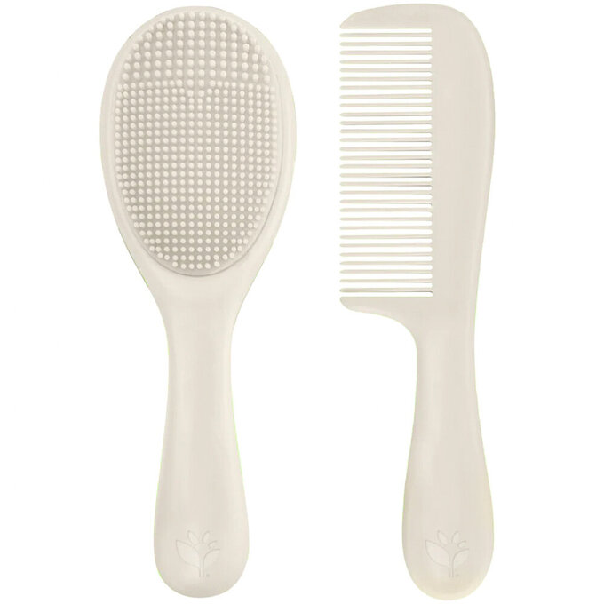 美國 green sprouts 小綠芽寶寶專用矽膠按摩梳子_GS301600