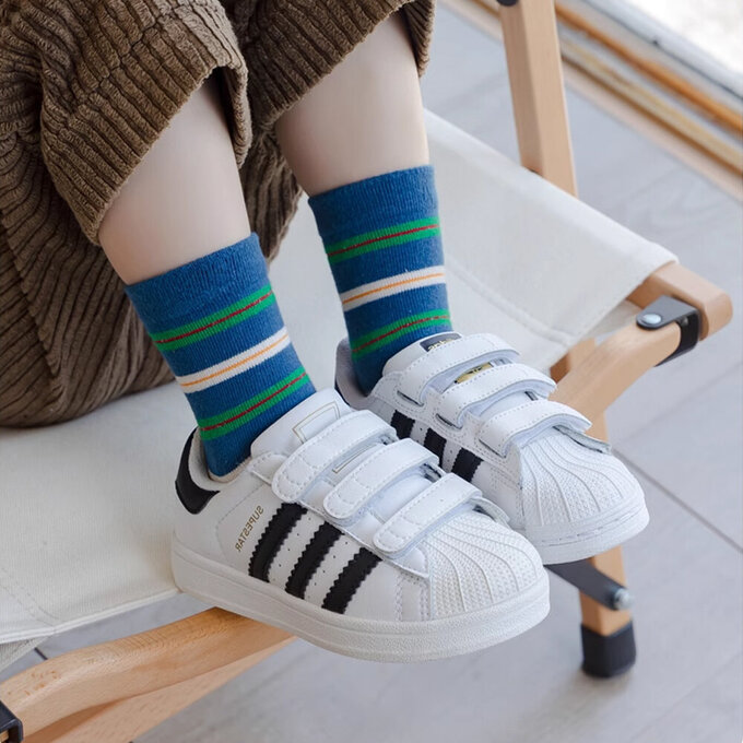 【腳ㄚ子】幼/兒童棉質中筒襪_沙漠恐龍_ilbB020