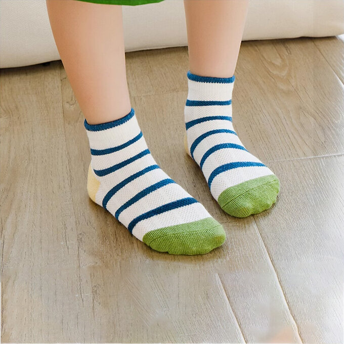 【腳ㄚ子】幼/兒童透氣網眼襪_F1賽車_ilbF023