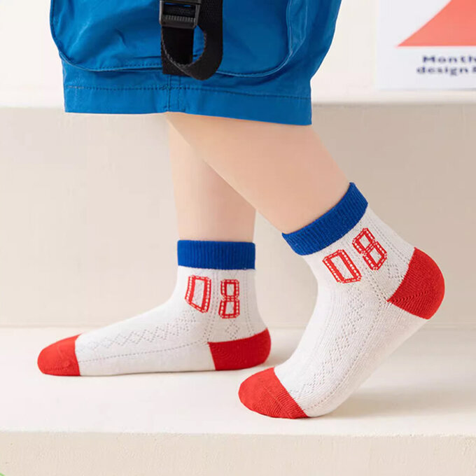 【腳ㄚ子】幼/兒童透氣網眼襪_高速公路_ilbF024