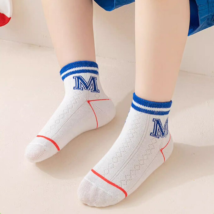 【腳ㄚ子】幼/兒童透氣網眼襪_高速公路_ilbF024