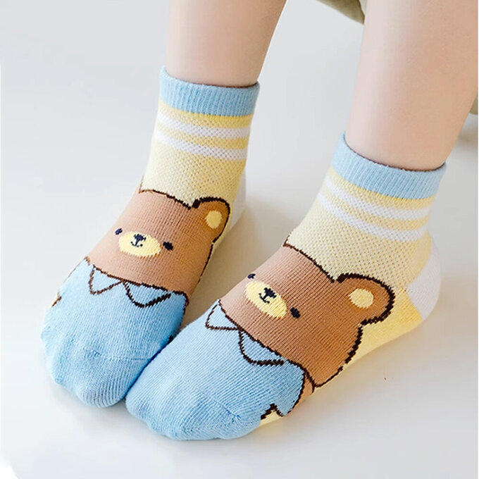 【腳ㄚ子】幼/兒童透氣網眼襪_小熊博士_ilbF025