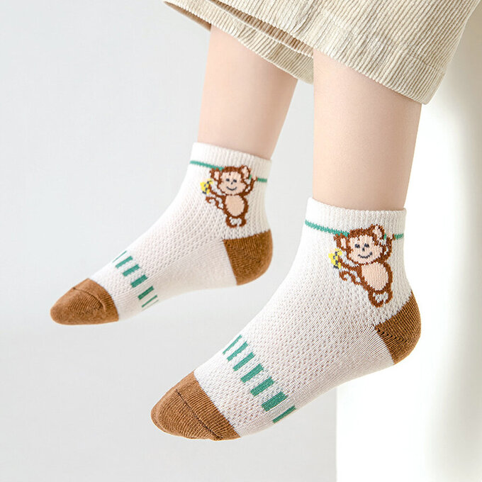 【腳ㄚ子】幼/兒童透氣網眼襪_猴厲害_ilbF029