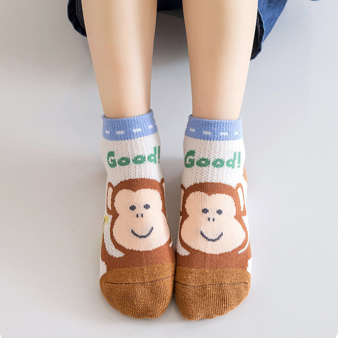 【腳ㄚ子】幼/兒童透氣網眼襪_猴厲害_ilbF029