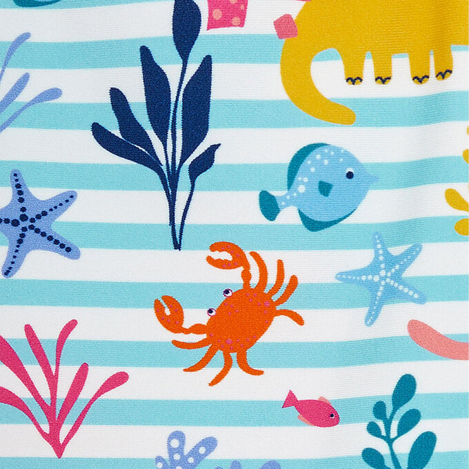 英國 JoJo Maman BeBe 嬰幼兒/兒童兩件式防曬泳裝_珊瑚礁_JJL1993