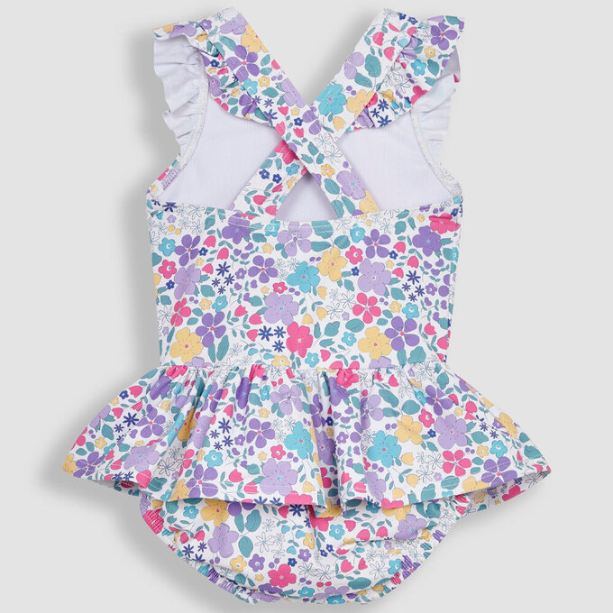 英國 JoJo Maman BeBe 嬰幼兒/兒童連身泳裝(內有尿布褲)_羅蘭花圈_JJL2086