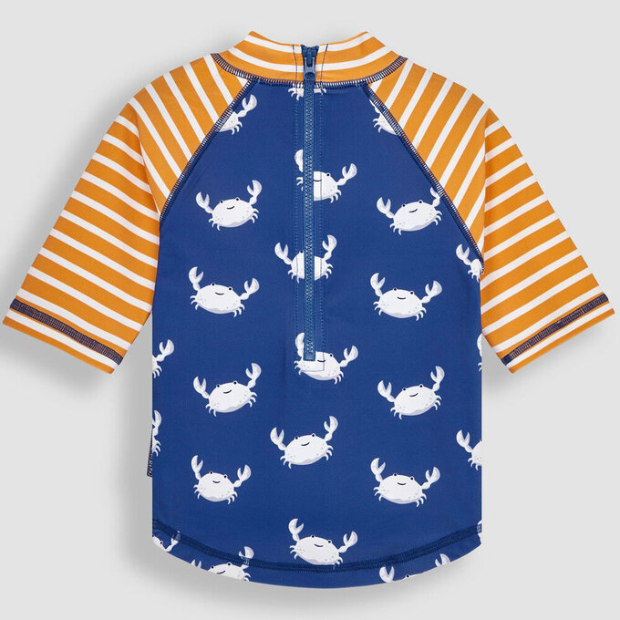 英國 JoJo Maman BeBe 嬰幼兒/兒童兩件式防曬泳裝_大白蟹_JJL2014