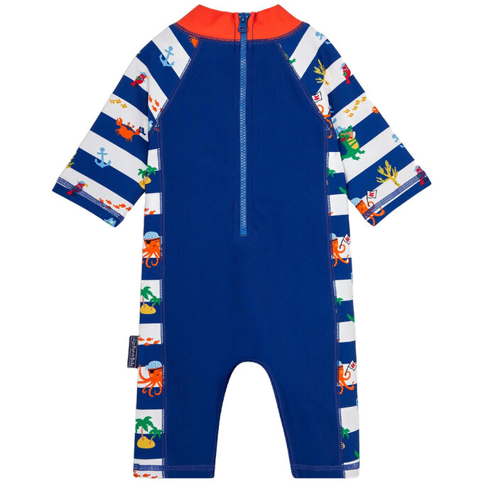 英國 JoJo Maman BeBe 嬰幼兒/兒童連身式防曬泳裝_海盜生活_JJL2012