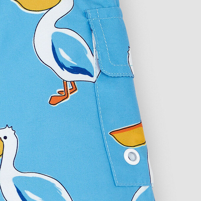 英國 JoJo Maman BeBe 嬰幼兒/兒童長版泳褲_大嘴鳥_JJL2016