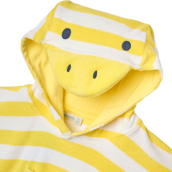 英國 JoJo Maman BeBe 嬰幼兒/兒童游泳浴巾_黃色小鴨_JJL3024