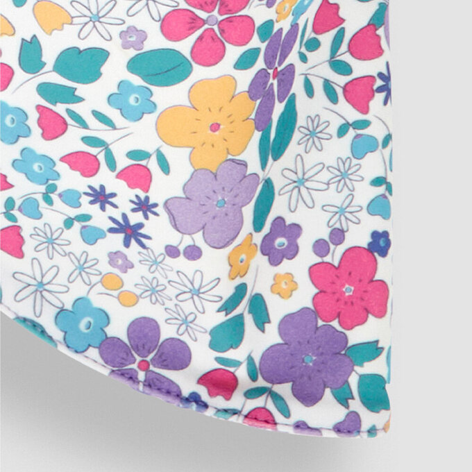 英國 JoJo Maman BeBe 嬰幼兒/兒童泳裝戲水UPF50+防曬護頸遮陽帽_紫羅蘭_JJL2764