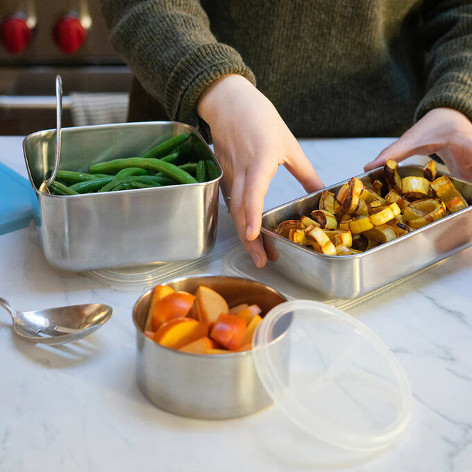 美國優康 U-Konserve 通過 LFGB 食品安全等級認證 / CPSIA 檢驗不鏽鋼便當盒 1500ml_宇宙藍_UKS002