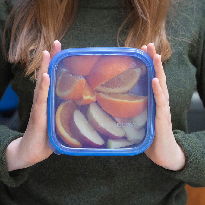 美國優康 U-Konserve 通過 LFGB 食品安全等級認證 / CPSIA 檢驗不鏽鋼便當盒 900ml_島青色_UKS006