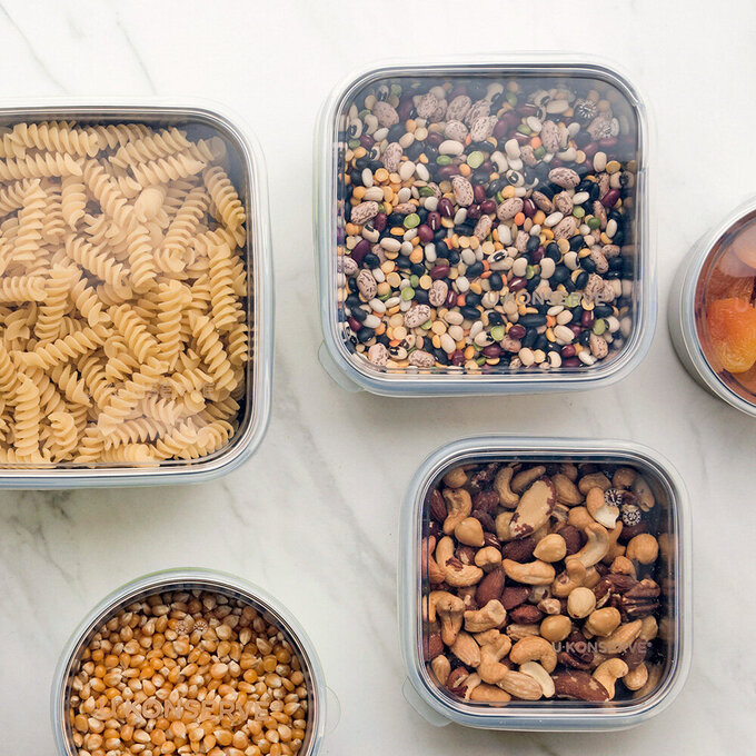 美國優康 U-Konserve 通過 LFGB 食品安全等級認證 / CPSIA 檢驗不鏽鋼便當盒 450ml_透明_UKS007