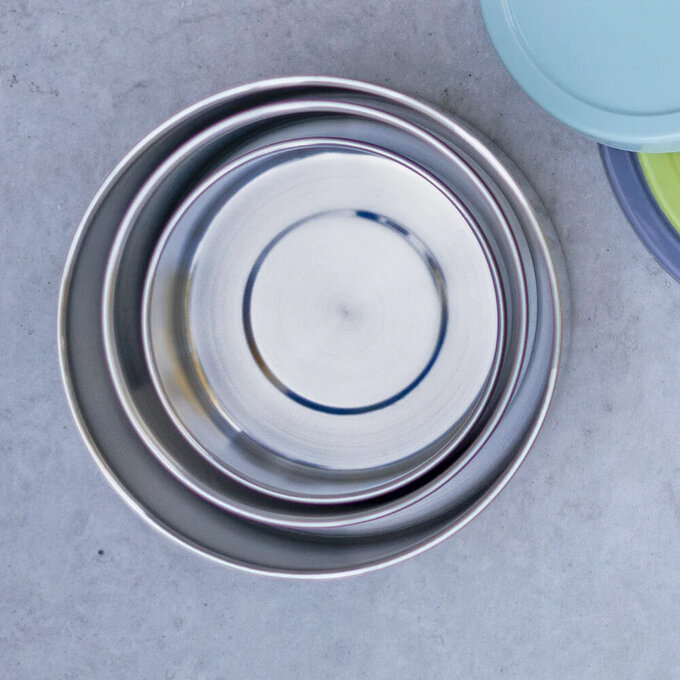 美國優康 U-Konserve 通過 LFGB 食品安全等級認證 / CPSIA 檢驗不鏽鋼便當盒三入組_熱帶天空_UKC002