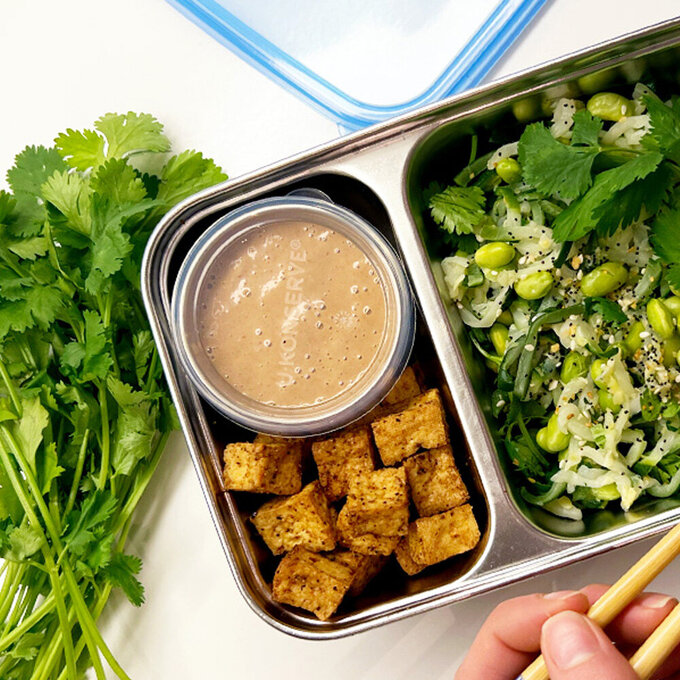 美國優康 U-Konserve 通過 LFGB 食品安全等級認證 / CPSIA 檢驗不鏽鋼保鮮盒三入組 90ml_透明_UKC003