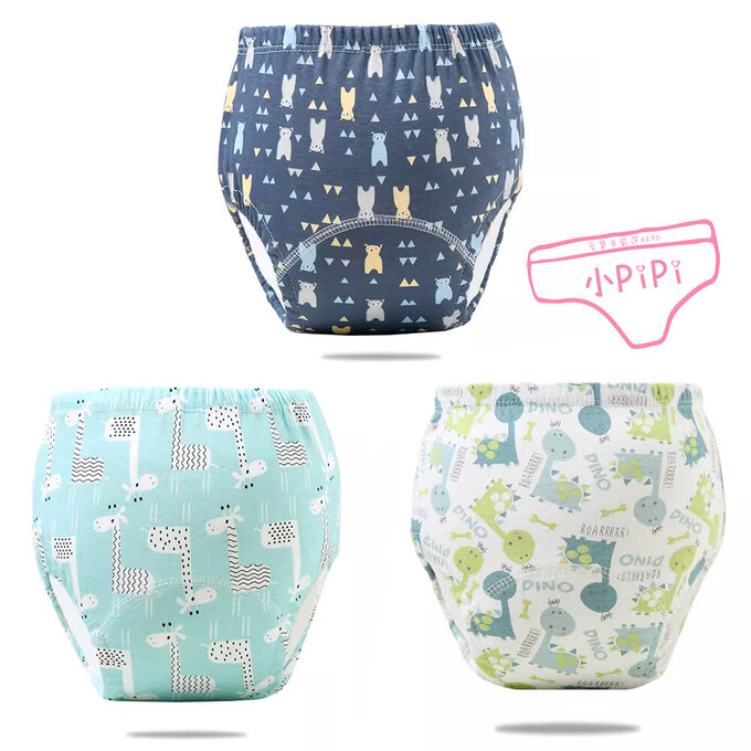 【小pipi】純棉兒童六層學習褲/訓練褲3入組_好朋友_PL013