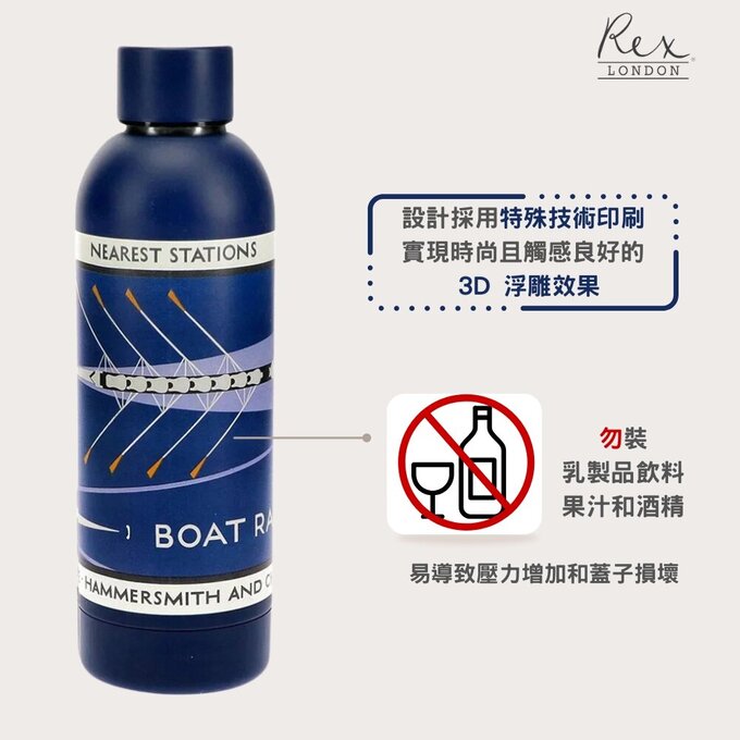 英國 Rex London 不鏽鋼兩用保溫/保冷水瓶_春季花語(500ml)_RL30488