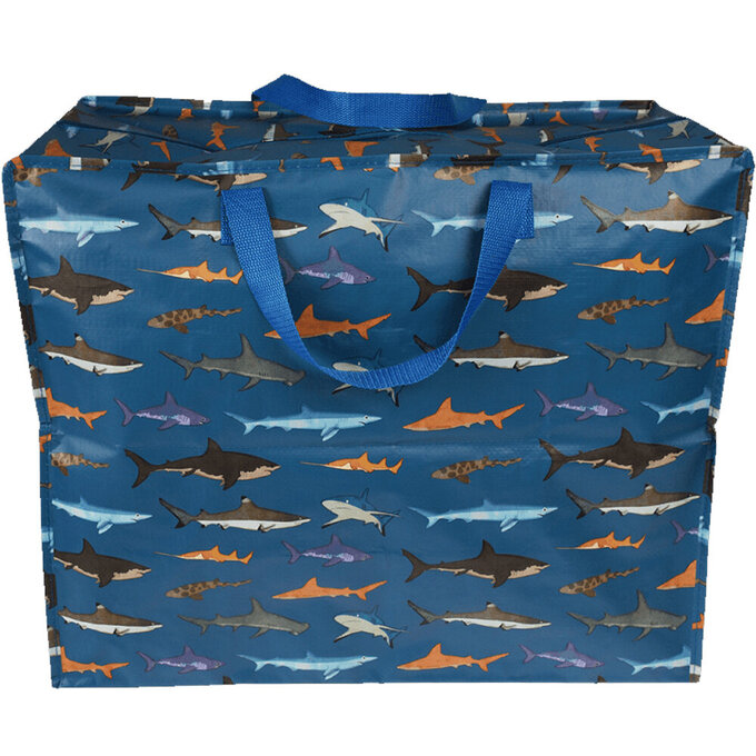 英國 Rex London 衣物/棉被超大多功能防水環保收納袋/萬用袋_鯊魚_RL29629