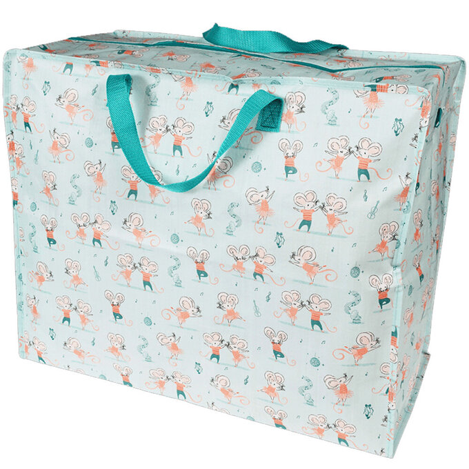 英國 Rex London 衣物/棉被超大多功能防水環保收納袋/萬用袋_跳舞鼠_RL29690