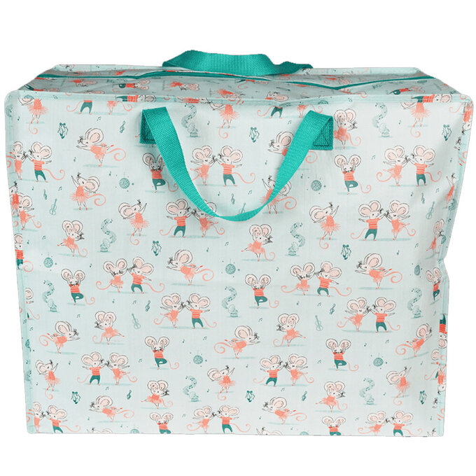 英國 Rex London 衣物/棉被超大多功能防水環保收納袋/萬用袋_跳舞鼠_RL29690