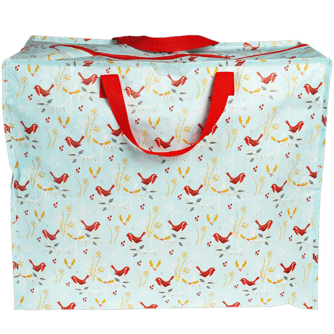 英國 Rex London 衣物/棉被超大多功能防水環保收納袋/萬用袋_小鳥覓食_RL29838