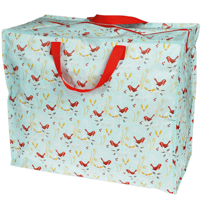 英國 Rex London 衣物/棉被超大多功能防水環保收納袋/萬用袋_小鳥覓食_RL29838