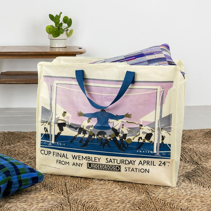 英國 Rex London 衣物/棉被超大多功能防水環保收納袋/萬用袋_足球盃_RL30320