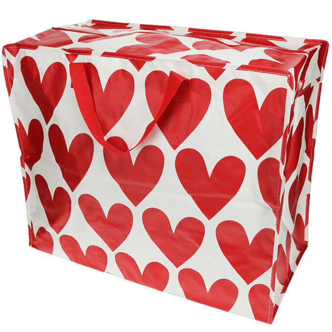 英國 Rex London 衣物/棉被超大多功能防水環保收納袋/萬用袋_心心相印_RL30419