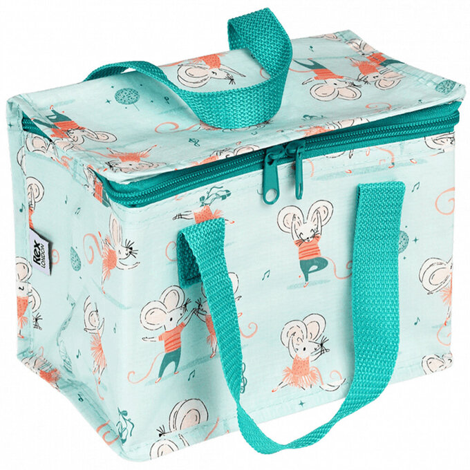 英國 Rex London 環保保溫袋/保冷袋/便當袋/野餐袋_跳舞鼠_RL29692