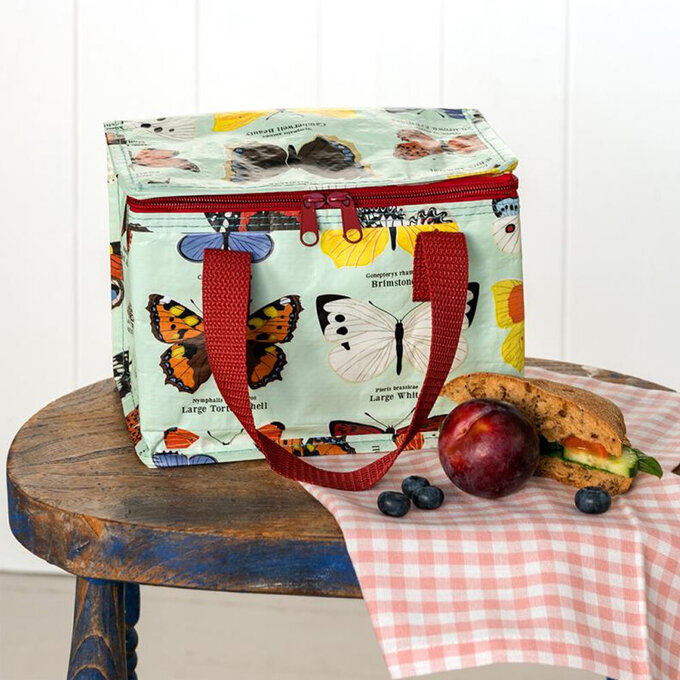 英國 Rex London 環保保溫袋/保冷袋/便當袋/野餐袋_蝴蝶飛舞_RL29927