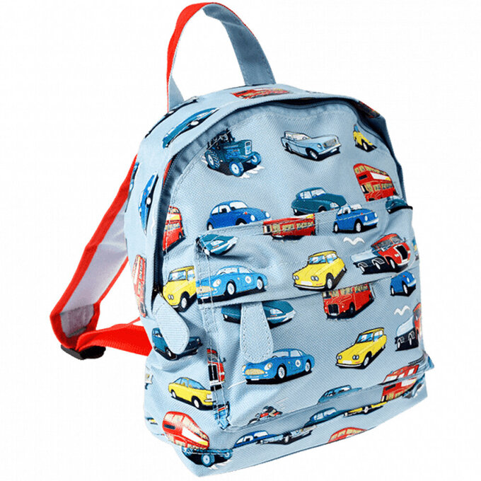 英國 Rex London 幼兒/兒童後背包 學生包 旅行包_車子聚會_RL29693