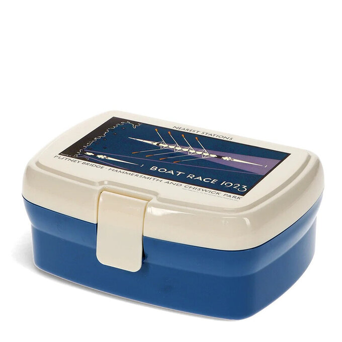 英國 Rex London 卡扣式兩層午餐盒/便當盒/野餐盒_划船比賽_RL30436