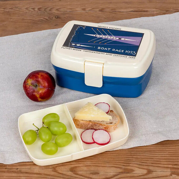 英國 Rex London 卡扣式兩層午餐盒/便當盒/野餐盒_划船比賽_RL30436