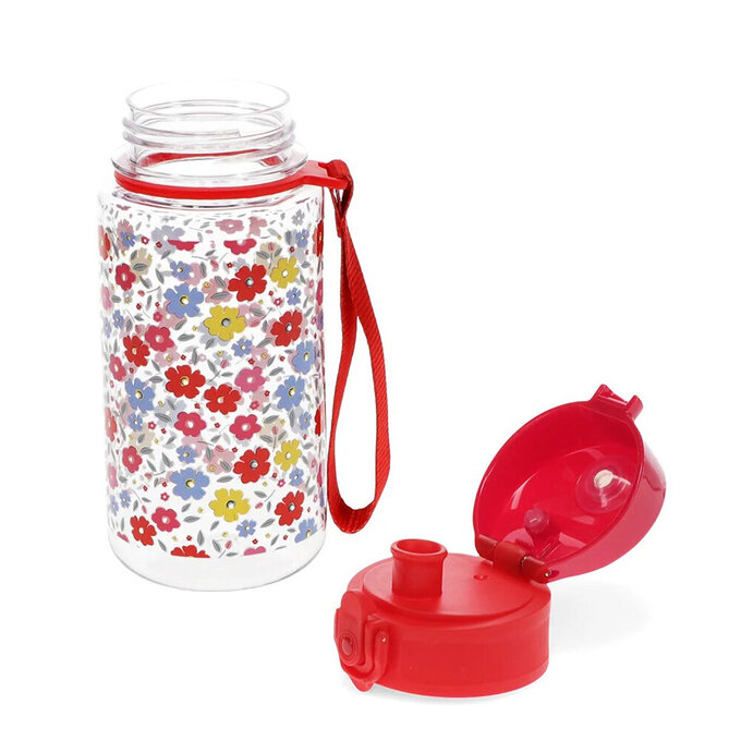 英國 Rex London 彈蓋直飲式水瓶(成人/兒童皆可用)_美麗花卉(450ml)_RL30625