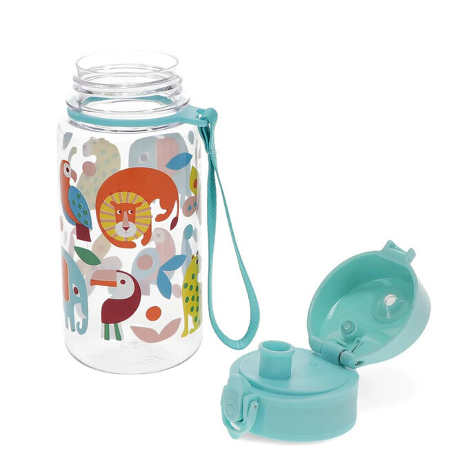 英國 Rex London 彈蓋直飲式水瓶(成人/兒童皆可用)_森林樂園(450ml)_RL30628