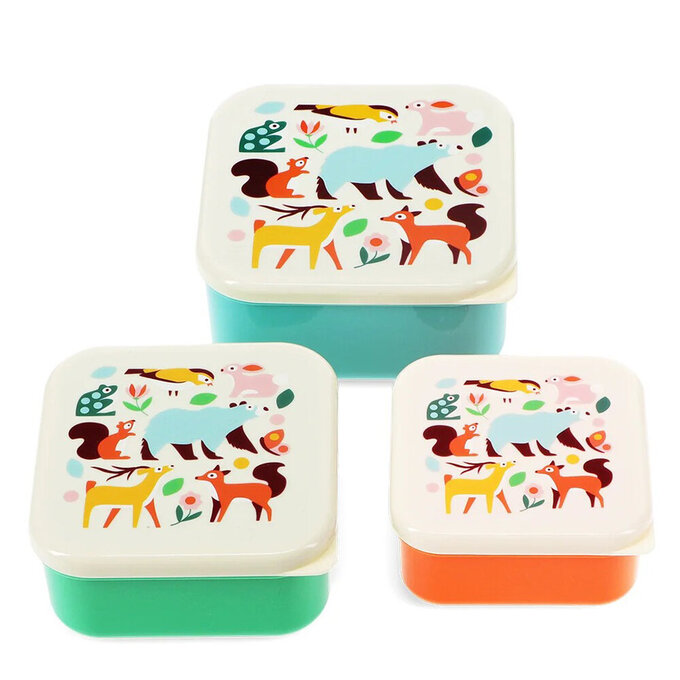 英國 Rex London 野餐盒/零食盒3入組_林地樂園_RL30429