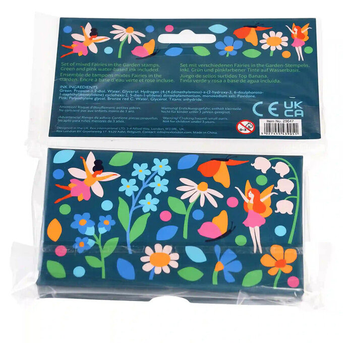 英國 Rex London 精靈仙女蝴蝶印章+印泥組_RL29647