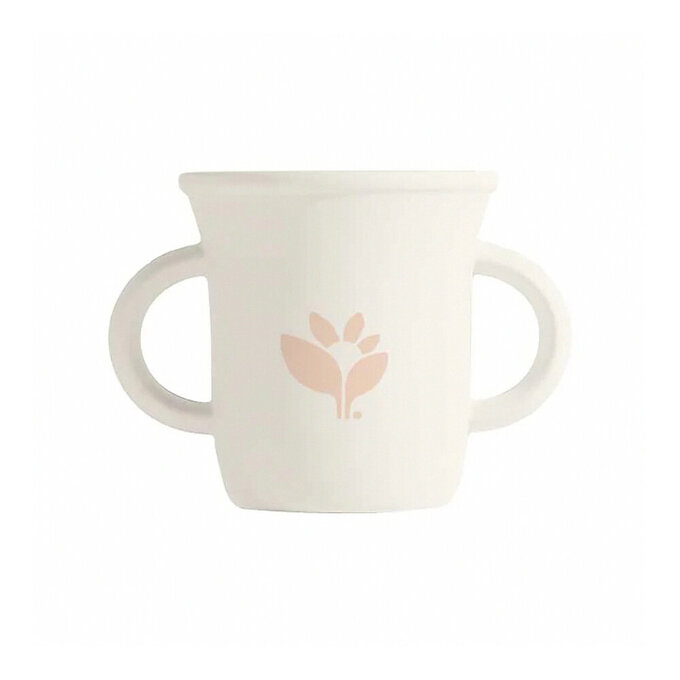 美國 green sprouts 小綠芽超防滑寶寶學習喝水矽膠學習杯_蒂芬尼白_GS144300-LW